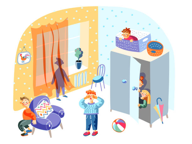 1,400+ Hide Seek Illustrations - iStock
