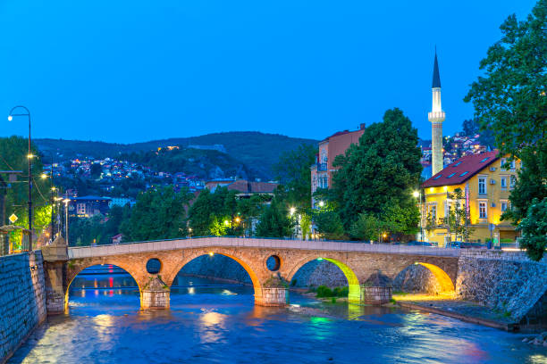 istock Sarajevo at the twilight, Bosnia 1208596667
