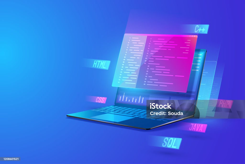 Software Development Programming Program Coding Processing Of ...