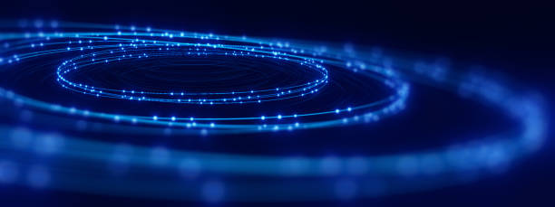 istock defocused image of  fiber optics lights abstract background 1208603383