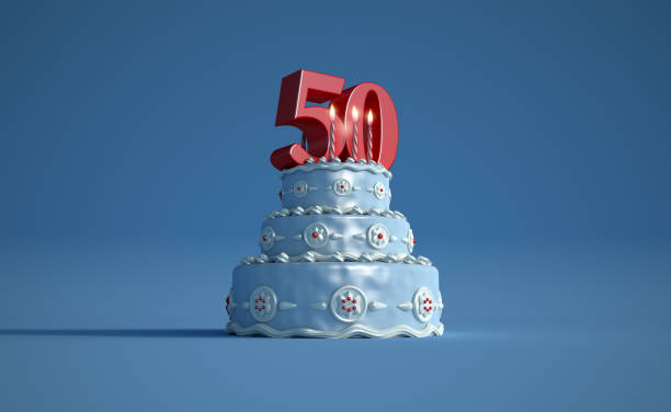 Birthday cake fifty anniversary