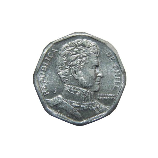 istock coin of chile 1 peso 1208608446