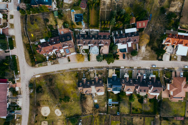 istock Flying over city area 1208612436
