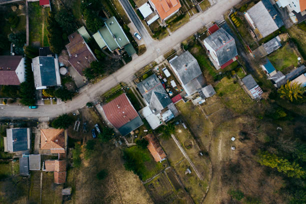 istock Flying over city area 1208612438