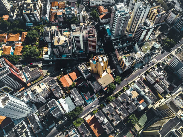 istock flying over the city 1208616115