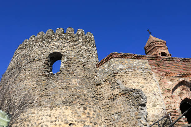 istock Chapel wall in Signagi town 1208626834