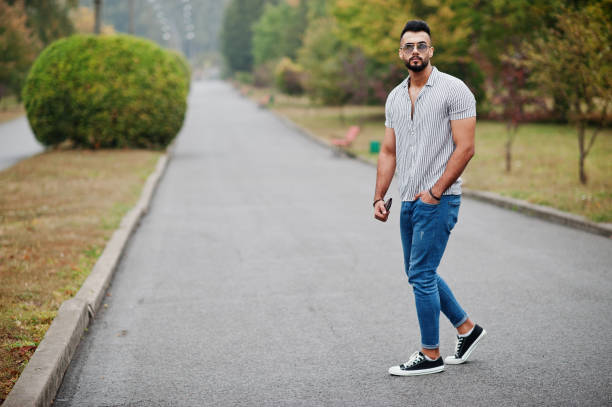 istock Fashionable tall arab beard man 1208626909
