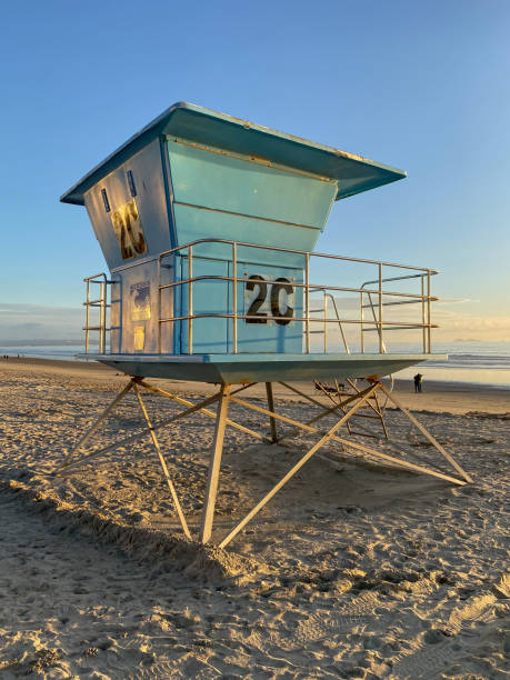 istock Lifeguard tower on the Coronado Beach during sunset time 1208628842