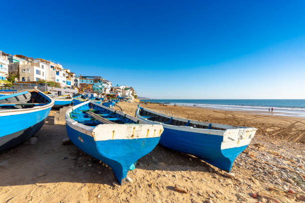 plaża w taghazout, maroko - agadir zdjęcia i obrazy z banku zdjęć