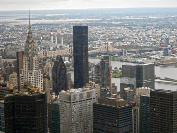 istock Chrysler Building with Hudson River 1208637137