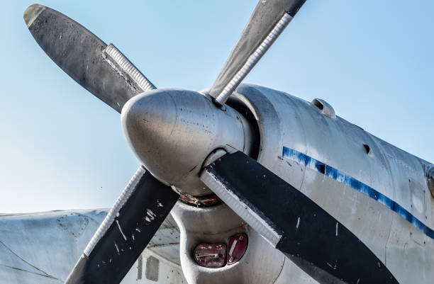 istock Propeller of an airplane 1208638711