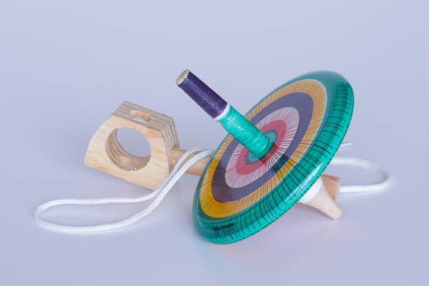 istock Traditional Spinnner Wood Toy craft from Mexico 1208639823