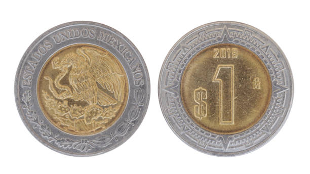 istock Mexican Peso coin from both sides 1208640643