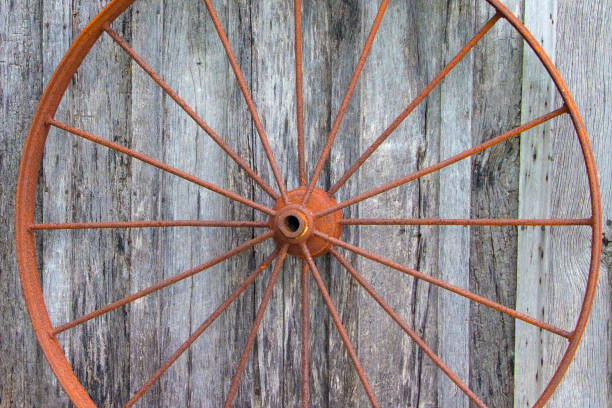 istock Old Wagon wheel-Howard County Indiana 1208642012