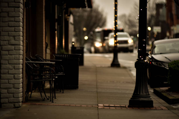 Scenes from a Small Town on a Rainy Monday Morning