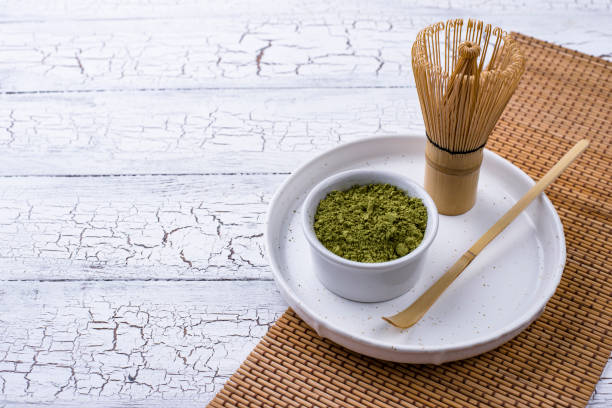 istock Japanese matcha green tea powder 1208646262