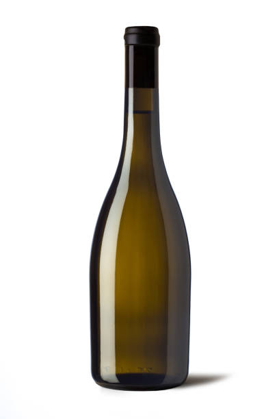borgognotta - bottle of white wine - garrafa vinho imagens e fotografias de stock