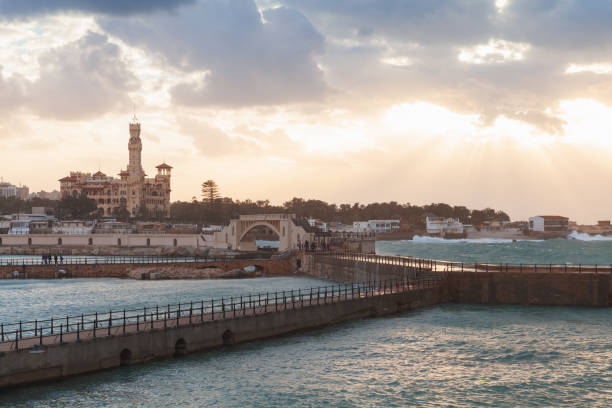 istock Landscape with Montazah palace and bridges 1208651384