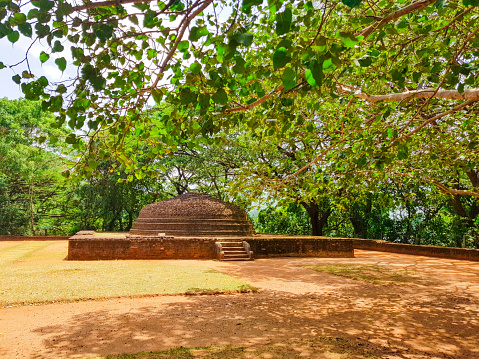 Nalanda Gedige, the most central point of Sri Lanka, UNESCO World Heritage Site
