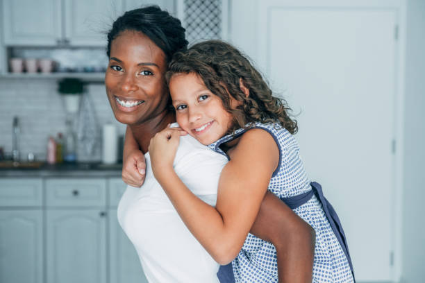 istock Mother and daughter at home. 1208659664