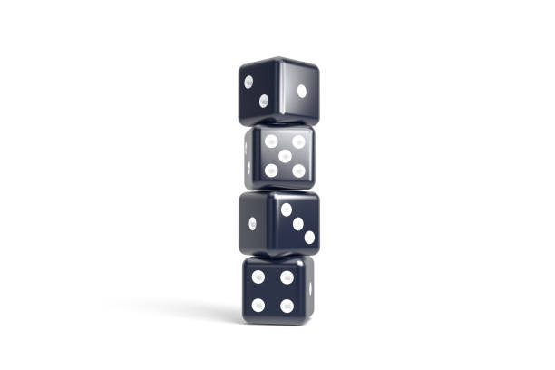 istock 3D Rendering Casino Concept with Dices on White 1208662424