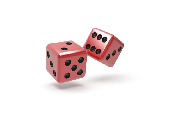 istock 3D Rendering Casino Concept with Dices on White 1208662488