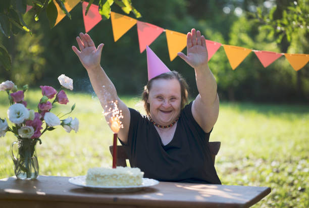 istock Celebrating birthday party 1208668937