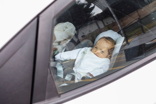 istock Baby in the car 1208674076