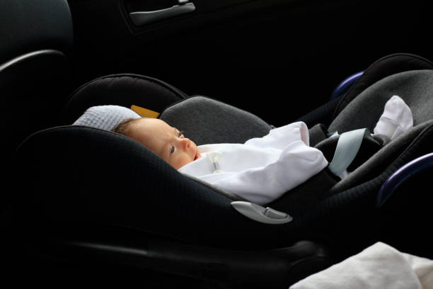 istock Baby in the car 1208674158