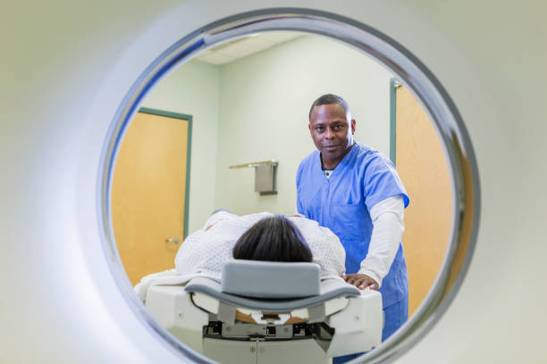 istock African-American woman getting a CT scan 1208675581