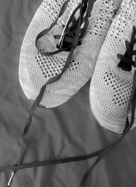 istock A pair of light gray shoes 1208675631