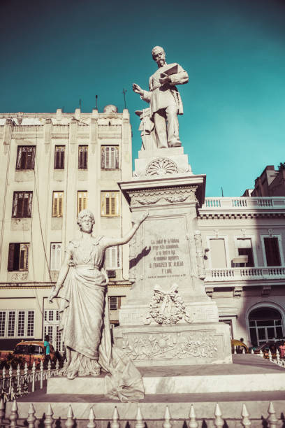 istock Francisco De Albear Statue In Havana, Cuba 1208677421