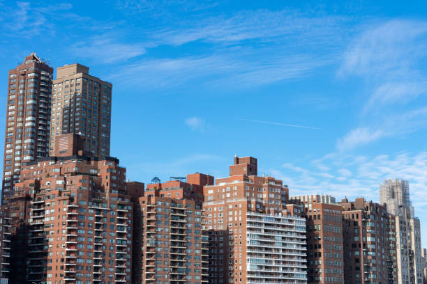 istock Upper East Side New York City Skyline with a Blue Sky 1208677625