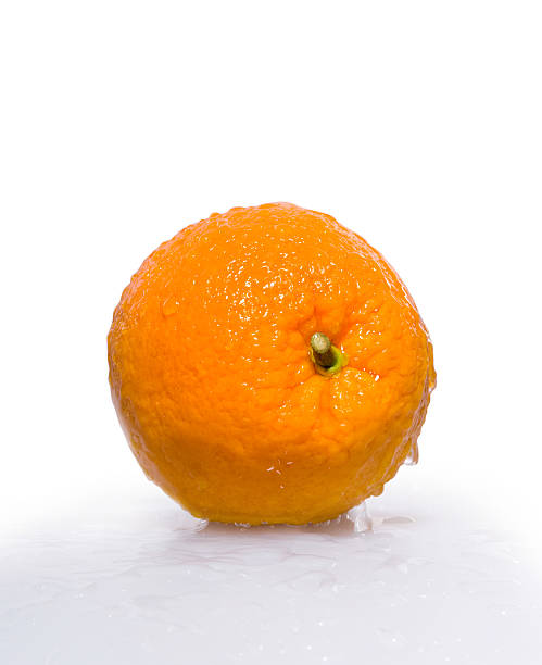 istock juicy orange is on a gray background 120868560