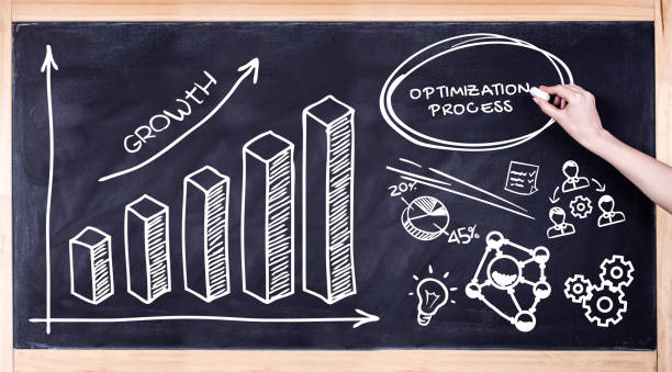 istock Business, Technology, Internet and network concept. Digital Marketing content planning advertising strategy concept. Optimization process 1208689726