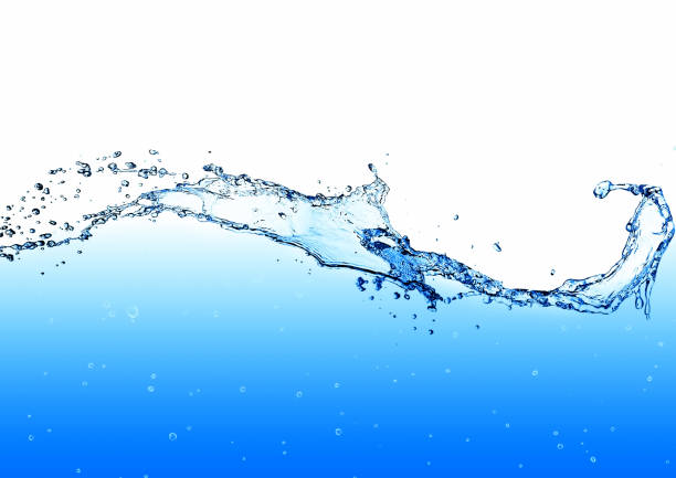 istock Close up of splashes and white background 1208692577