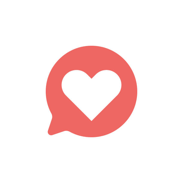 Emoticon on speech tought bubble icon design Vector illustration of a cute and colorful emoticon on a speech bubble and with cute facial features. Design element for social media platforms, online messaging, mobile apps, Internet and technology, business, presentations and marketing, user interface designs, global communications, Internet dating, lifestyles and ideas and concepts about human emotions, positive and negative. bad heart stock illustrations