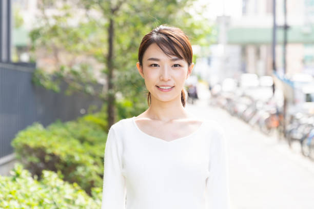 istock asian woman who smile 1208699457