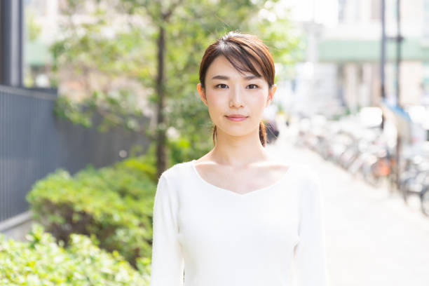 istock asian woman who smile 1208699988