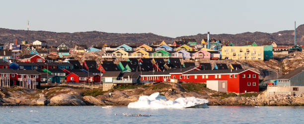 istock Ilulissat settlement on Disko Bay, Greenland 1208701007