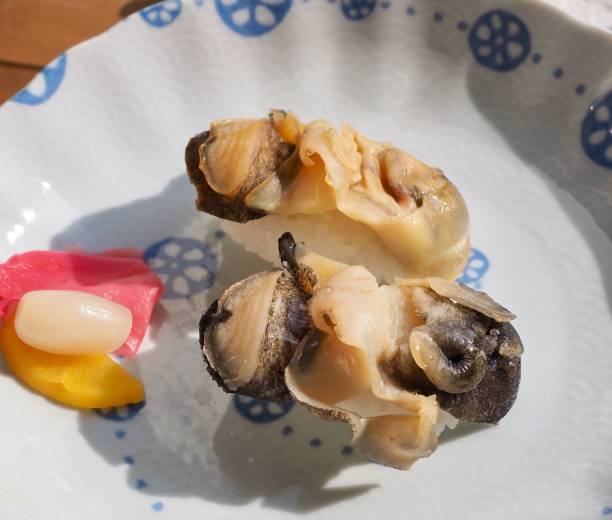 istock Japanese traditional food 2 Conch sushi 1208702010