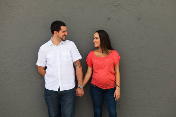 istock Young Pregnant Couple 1208704086