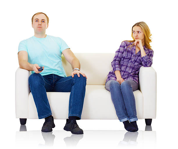istock Husband and wife do not find mutual understanding 120870474