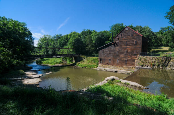 istock Wildcat Den State Park Bridge & Grist Mill 1208708358