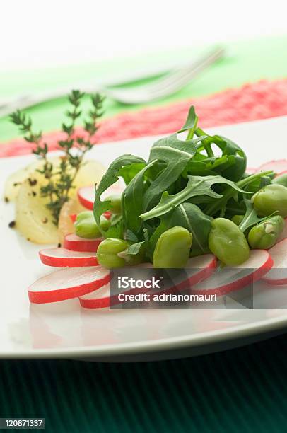 Salad Stock Photo - Download Image Now - Arugula, Bean Salad, Broad Bean