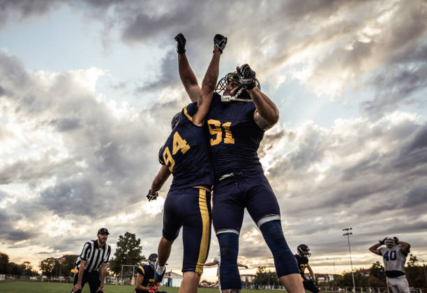 istock Celebrating victory in a jump! 1208735025