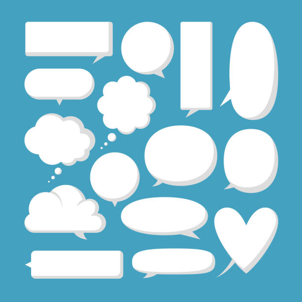 Speech bubble icons Speech bubble icons,vector illustration.
EPS 10. animal hand stock illustrations