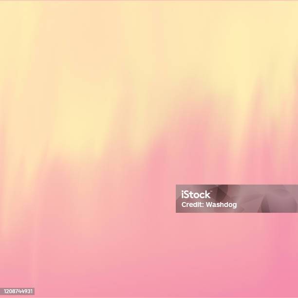 Pink And Yellow Abstract Background With Fluid Design Gradient