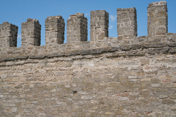 The wall of an ancient fortress