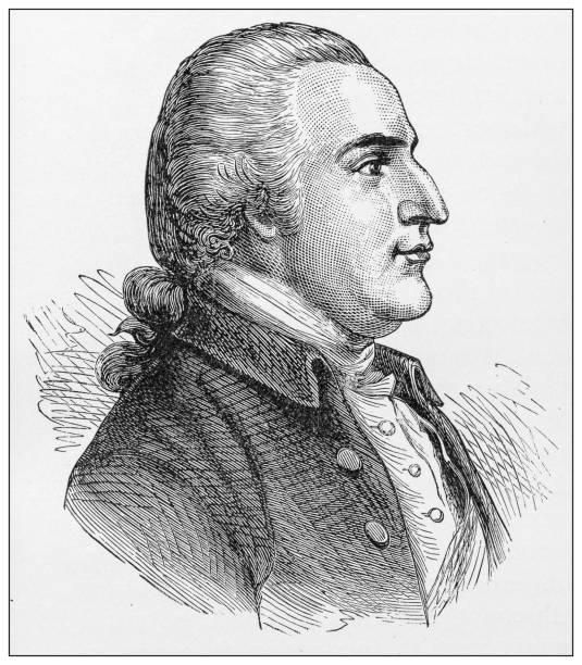 istock Antique illustration of important people of the past: Benedict Arnold 1208766464